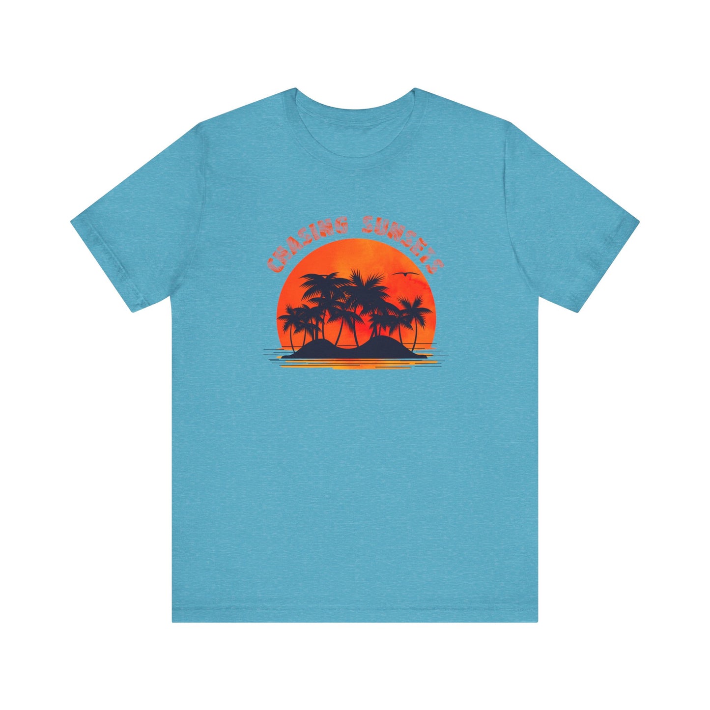 Vintage Palm Tree Shirt, Chasing Sunsets T-Shirt, Nature Shirt, Palm Beach Shirt - PopCultureByDesign36