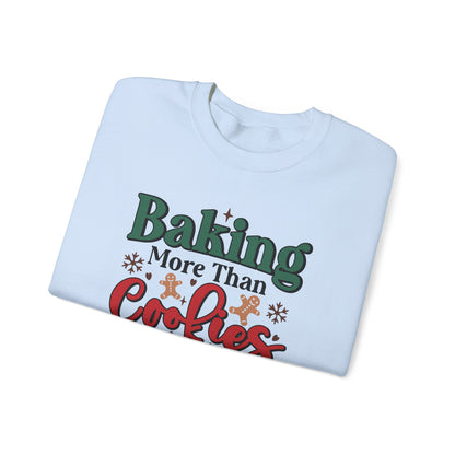 Baking More Than Cookies This Year Sweatshirt, Pregnancy Reveal Sweatshirt - PopCultureByDesign36