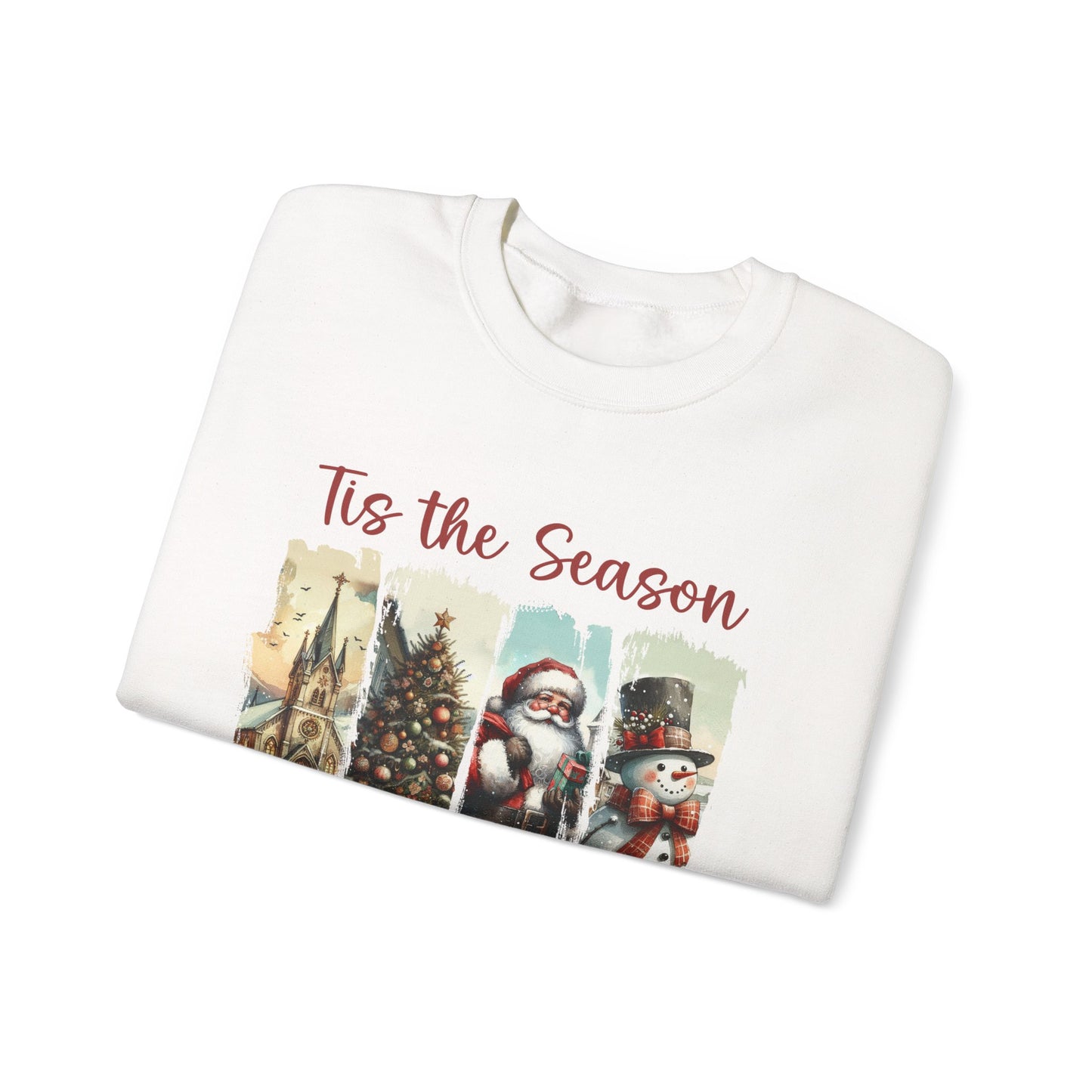 Tis The Season Sweatshirt, Merry Christmas Shirt, Christmas Sweatshirt - PopCultureByDesign36