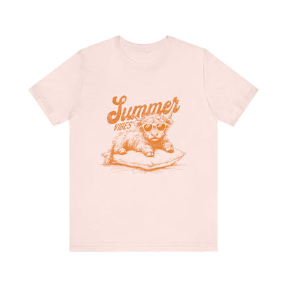 Summer Vibes Highland Cow Shirt, Western Shirt, Cow Shirt - PopCultureByDesign36