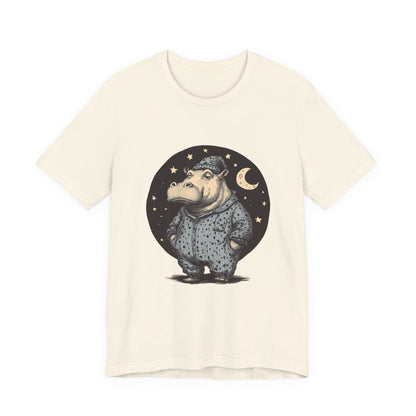 Sleepy Hippo Shirt, Funny Hippo Shirt, Cute Hippo Shirt - PopCultureByDesign36