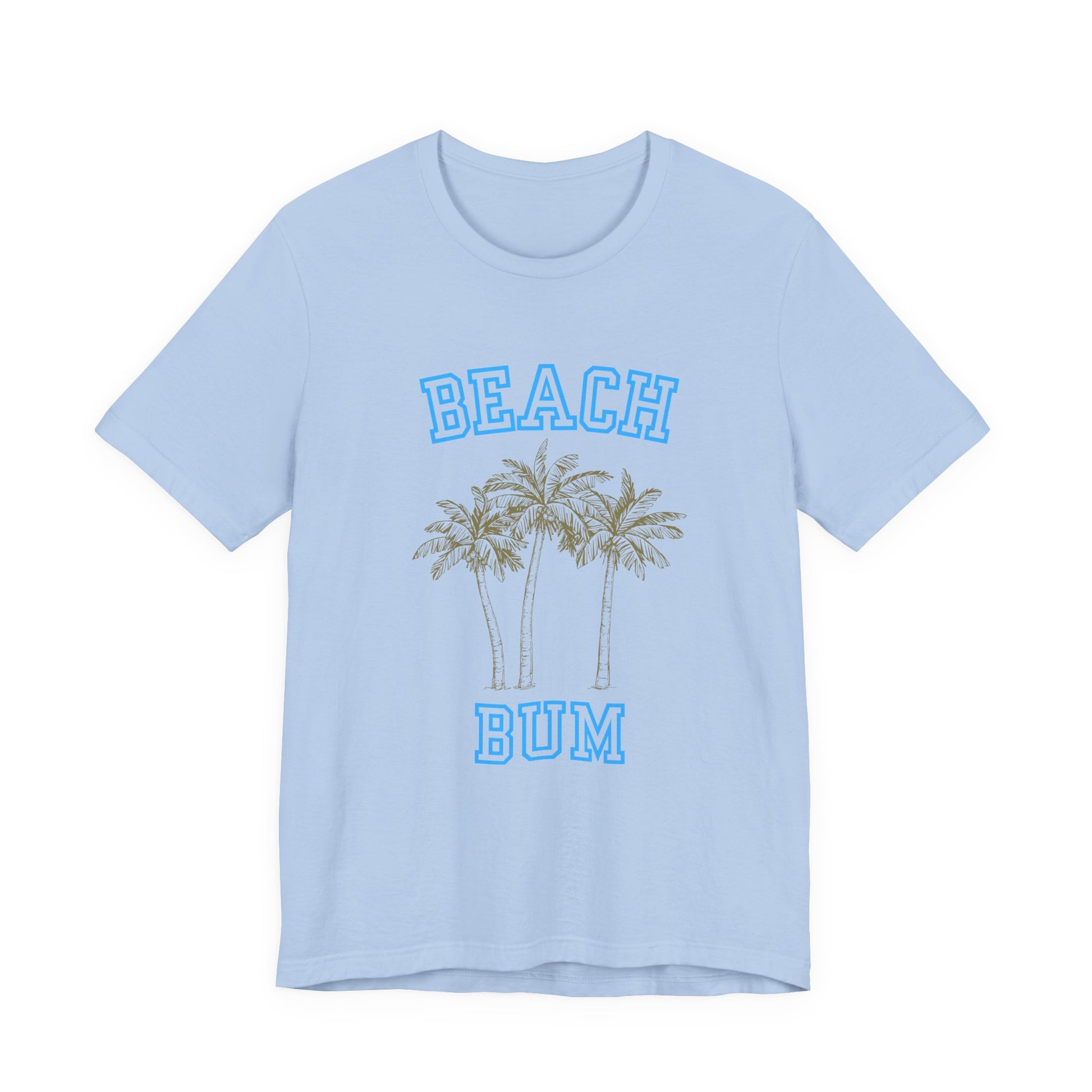 Beach Bum Palm Tree Shirt, Tropical Island Vacation Clothing, Palm Tree Lover Gift - PopCultureByDesign36