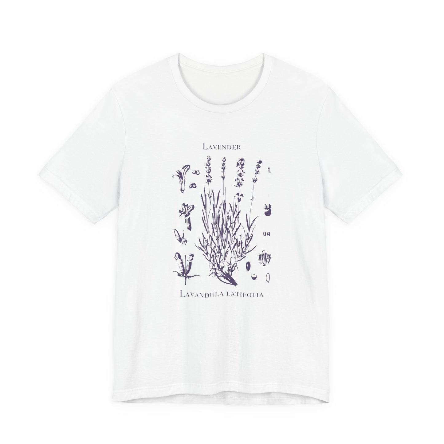 Retro Lavender Adult Shirt, Wildflowers Nature Shirt, Botanical Shirt - PopCultureByDesign36