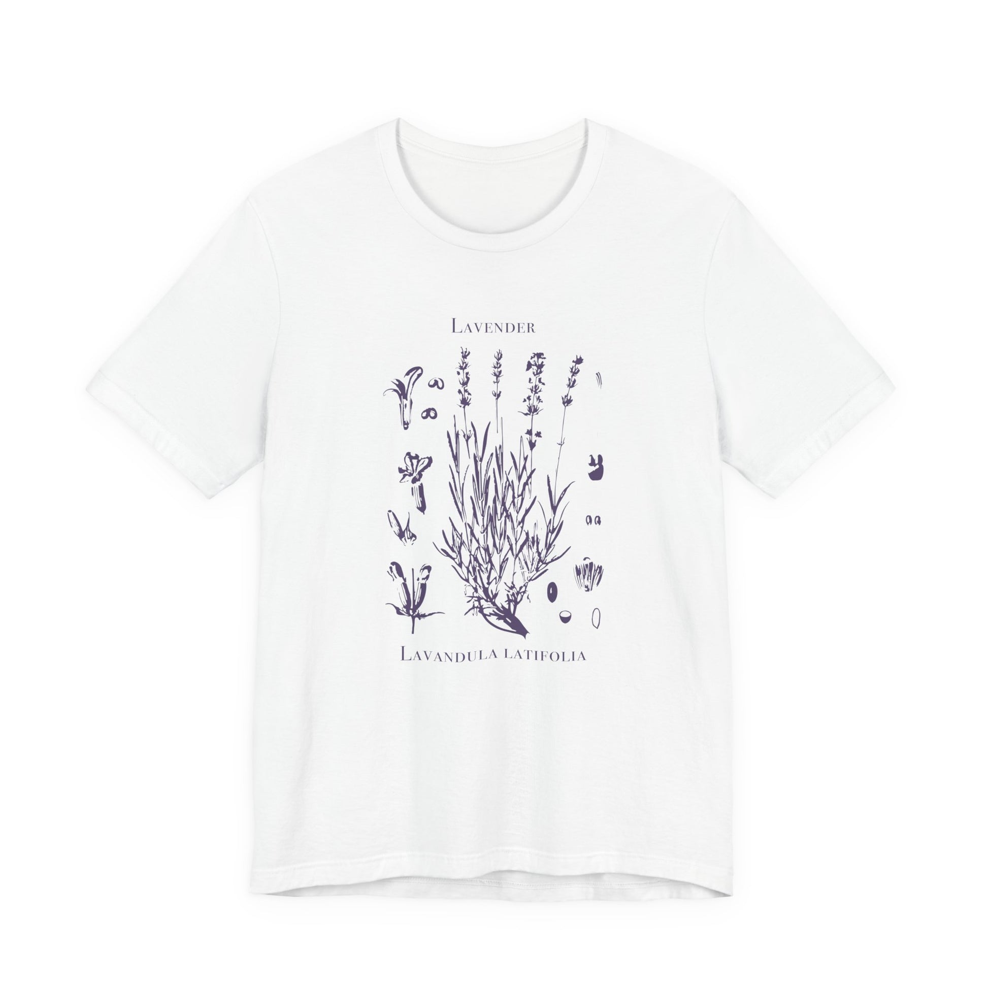 Retro Lavender Adult Shirt, Wildflowers Nature Shirt, Botanical Shirt - PopCultureByDesign36