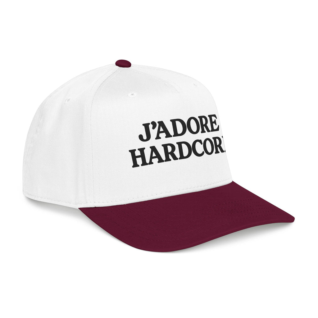 Jadore Hardcore Baseball Cap — Mid Profile by PopCultureByDesign36