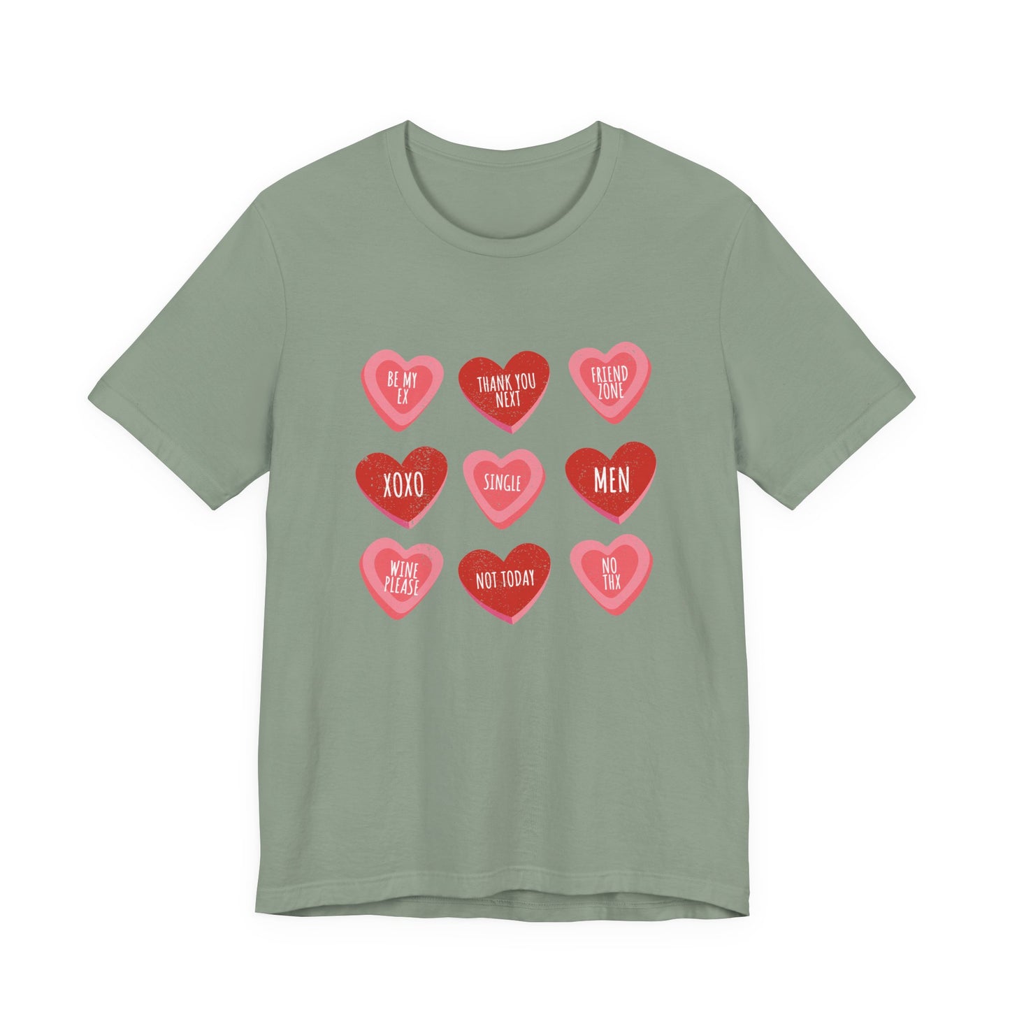 Candy Heart Shirt, Valentine's Day Gift, Conversation Hearts Shirt - PopCultureByDesign36