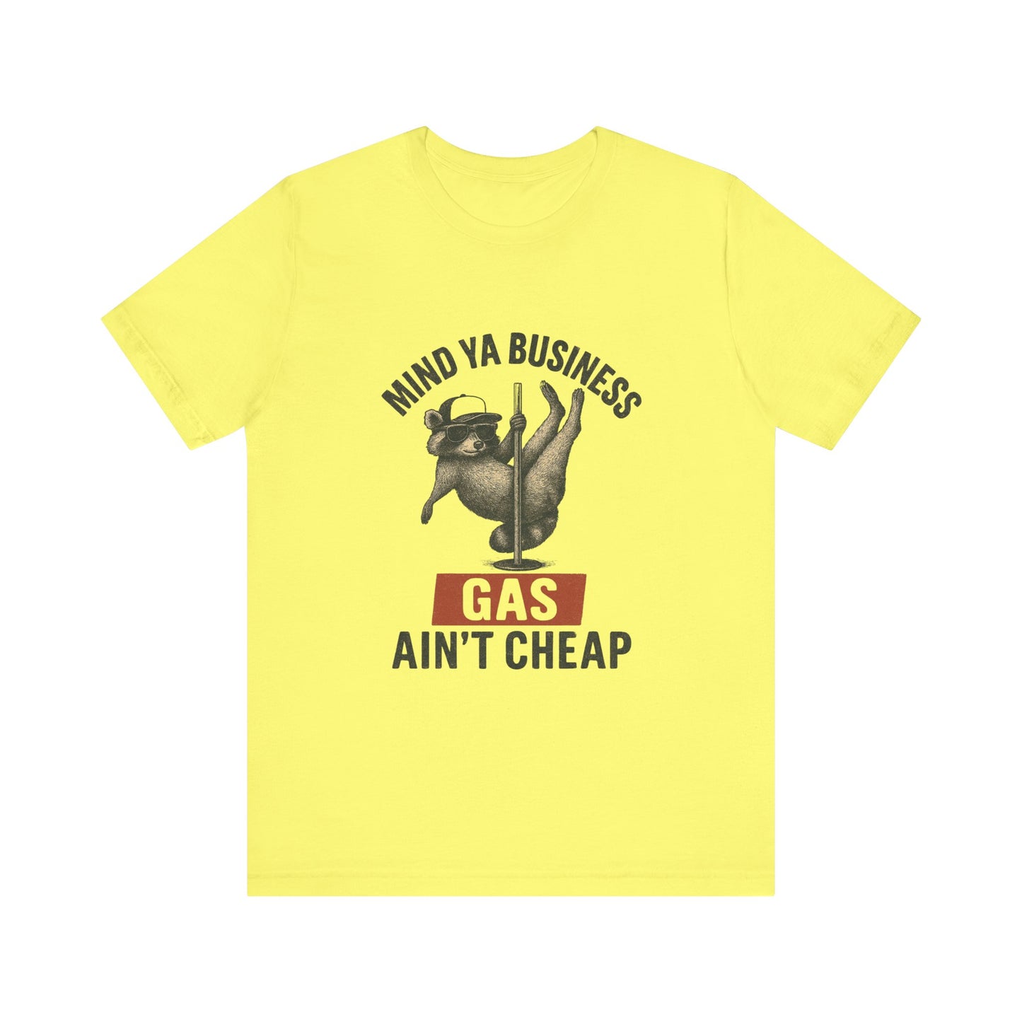 Funny Raccoon Pole Dancing Unisex Tee, Humorous Graphic Tee, - PopCultureByDesign36