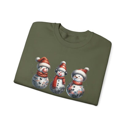 Christmas Snowman Sweatshirt, Christmas Sweatshirt,Family Christmas Sweatshirt - PopCultureByDesign36