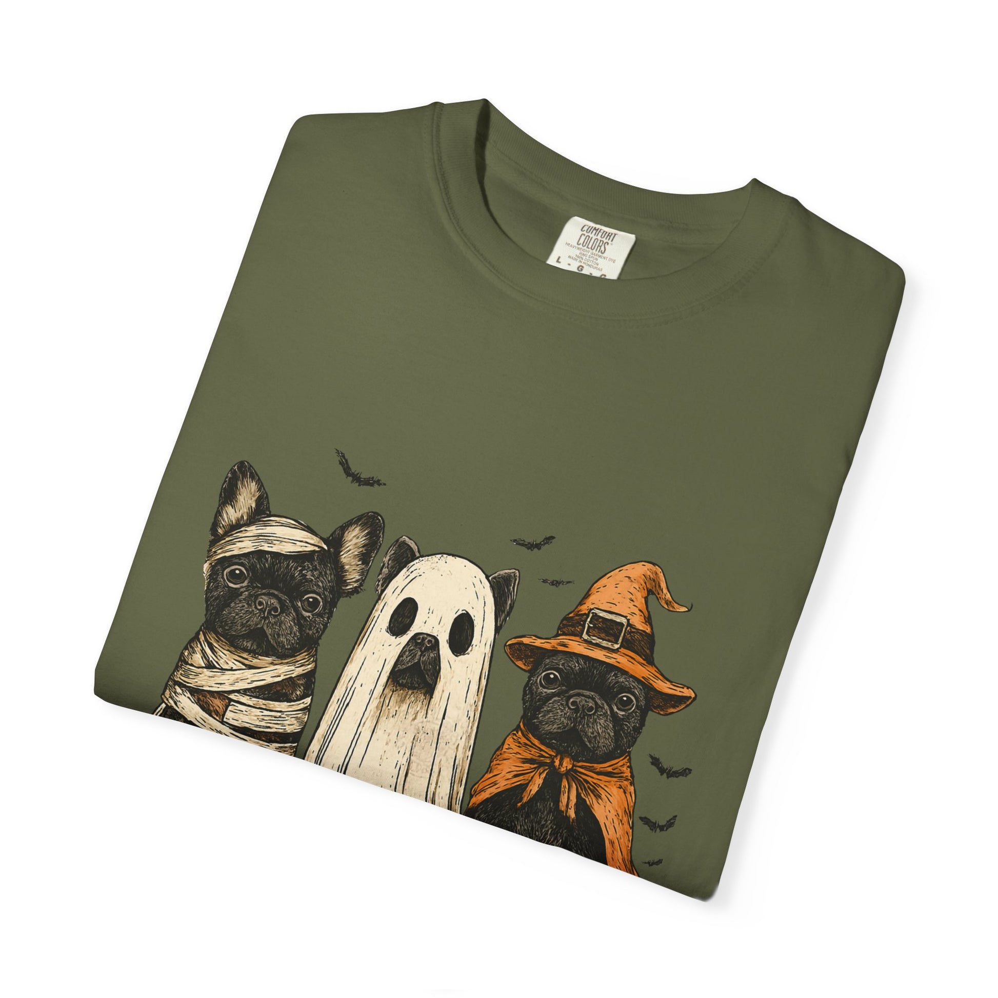 French Puppies Halloween T-shirt, Cute Frenchie Halloween, Dog Lover Shirt - PopCultureByDesign36