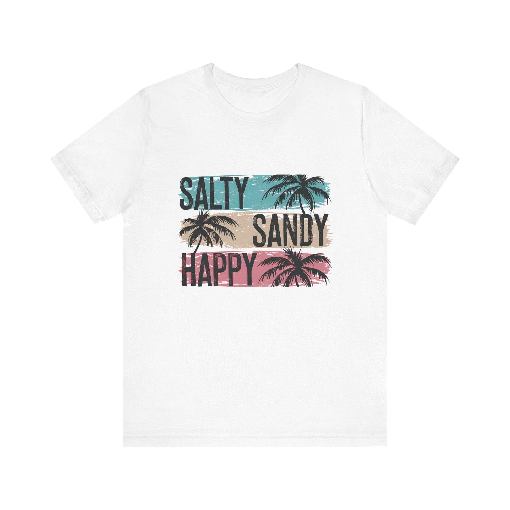 Salty Sandy Happy T-Shirt, Sandy Toes Salty Breeze Tee - PopCultureByDesign36