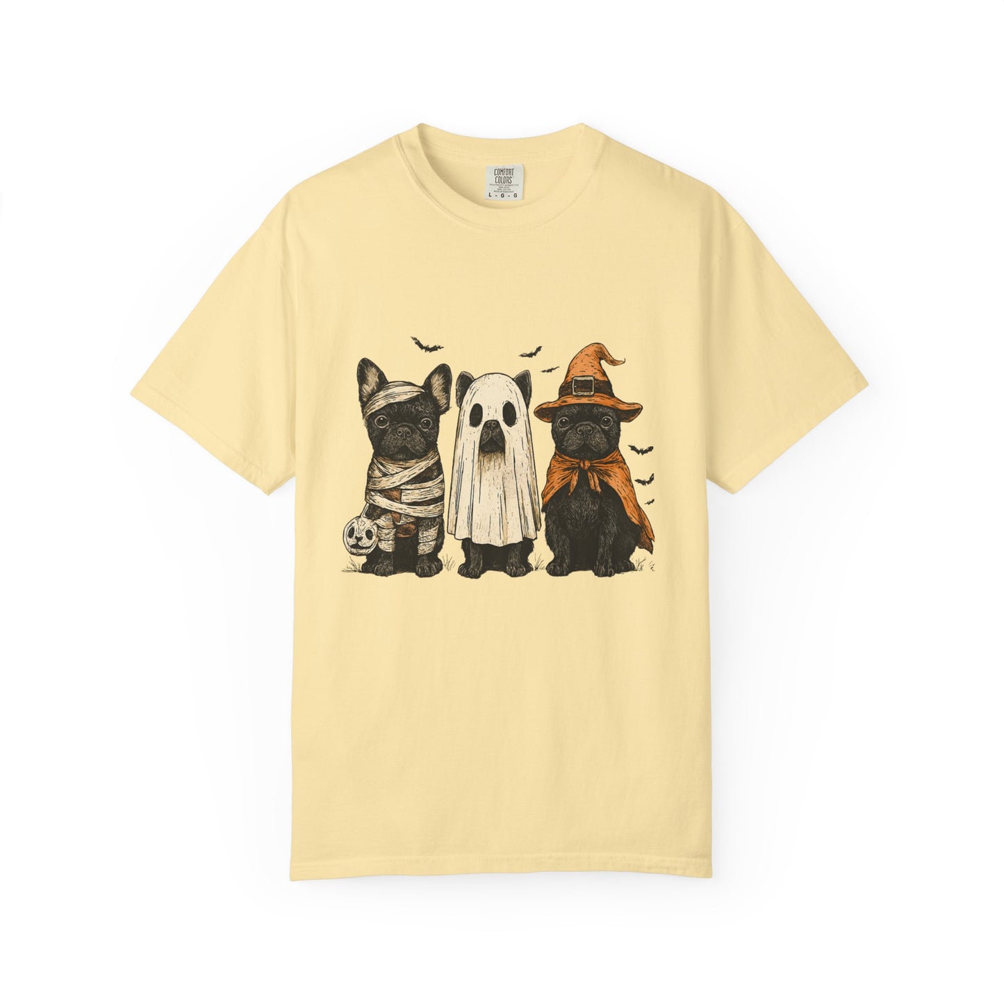 French Puppies Halloween T-shirt, Cute Frenchie Halloween, Dog Lover Shirt - PopCultureByDesign36