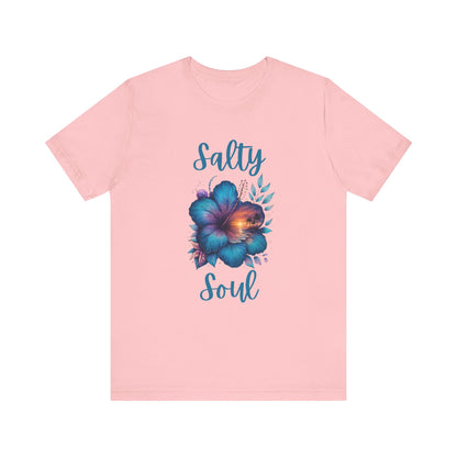 Summer Salty Soul T-shirt, Trendy Summer Shirt, Retro Summer T-shirt - PopCultureByDesign36