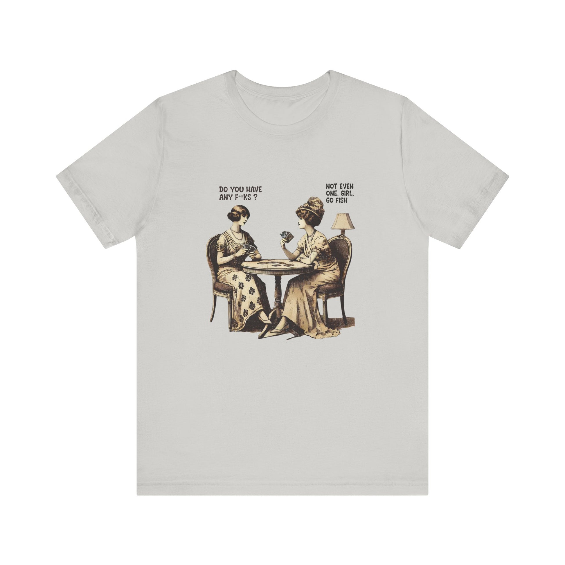 Funny Card Playing Tee, Card Playing Lovers Tee, Vintage Style Top - PopCultureByDesign36