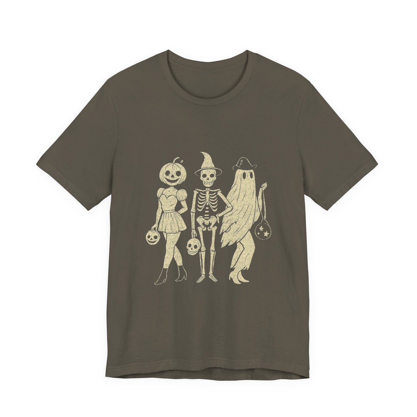 Dancing Skeleton Halloween Shirt, Spooky Season Skeleton Tee, Cute Skeleton Tee - PopCultureByDesign36
