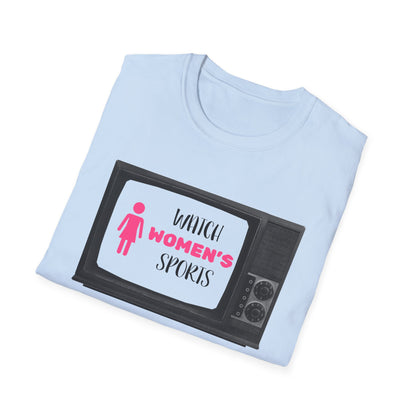 Watch Womens Sports, Women's Sports Supportive T-Shirt, Women In Sports - PopCultureByDesign36