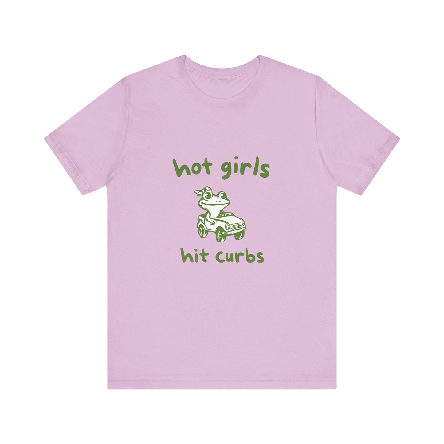 Hot Girls Hit Curbs Shirt, Funny Meme Graphic Tee, Y2K Vintage Humor - PopCultureByDesign36