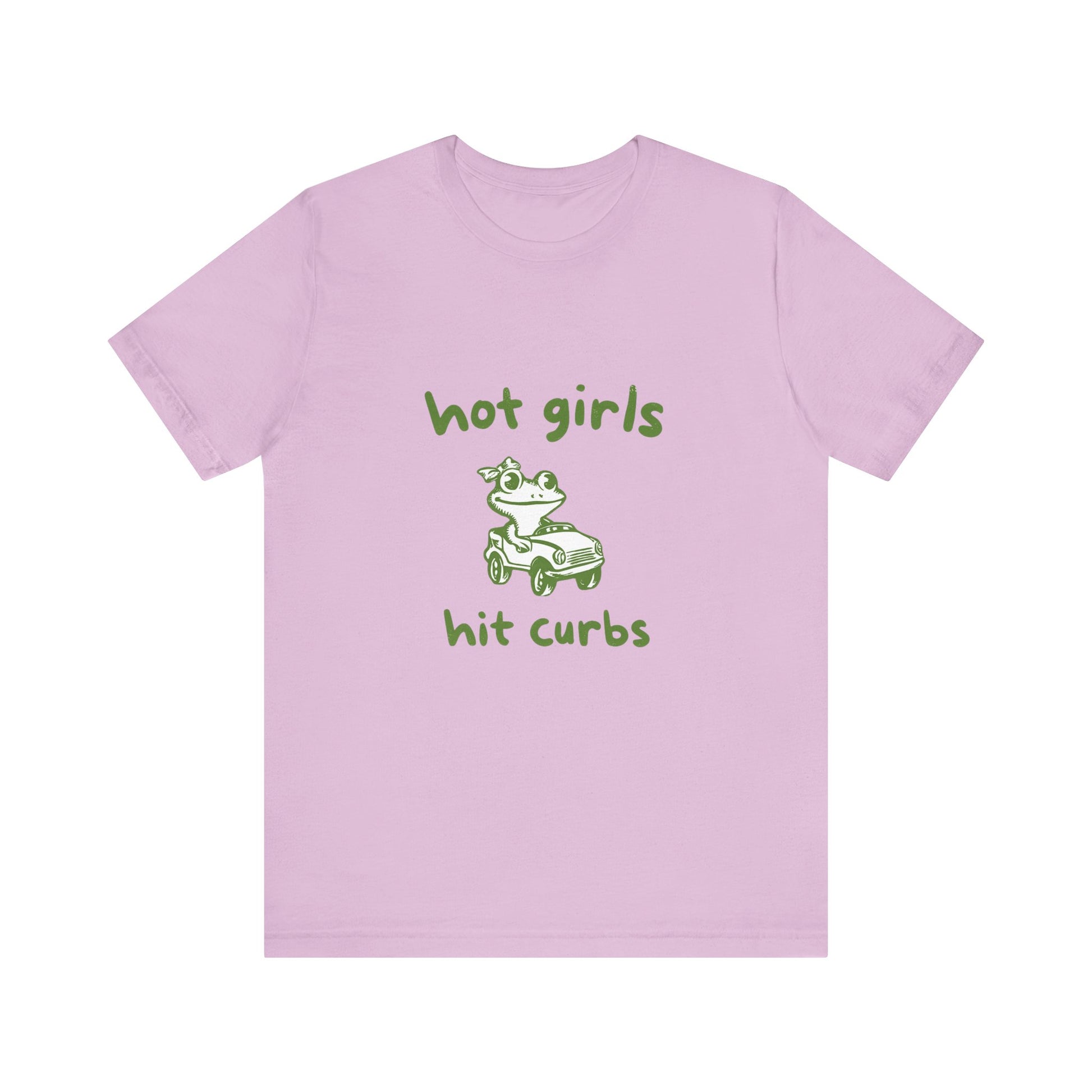 Hot Girls Hit Curbs Shirt, Funny Meme Graphic Tee, Y2K Vintage Humor - PopCultureByDesign36