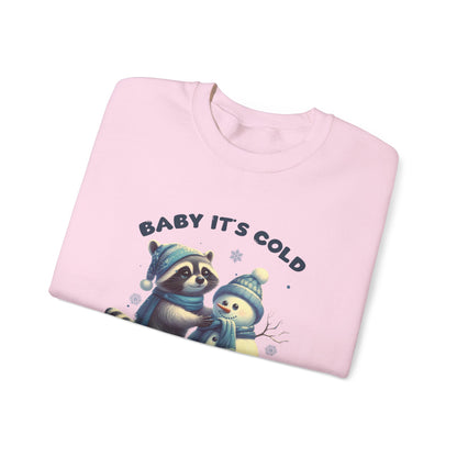 Baby Its Cold Outside Raccoon, Cute Christmas Raccoon, Winter Humor - PopCultureByDesign36