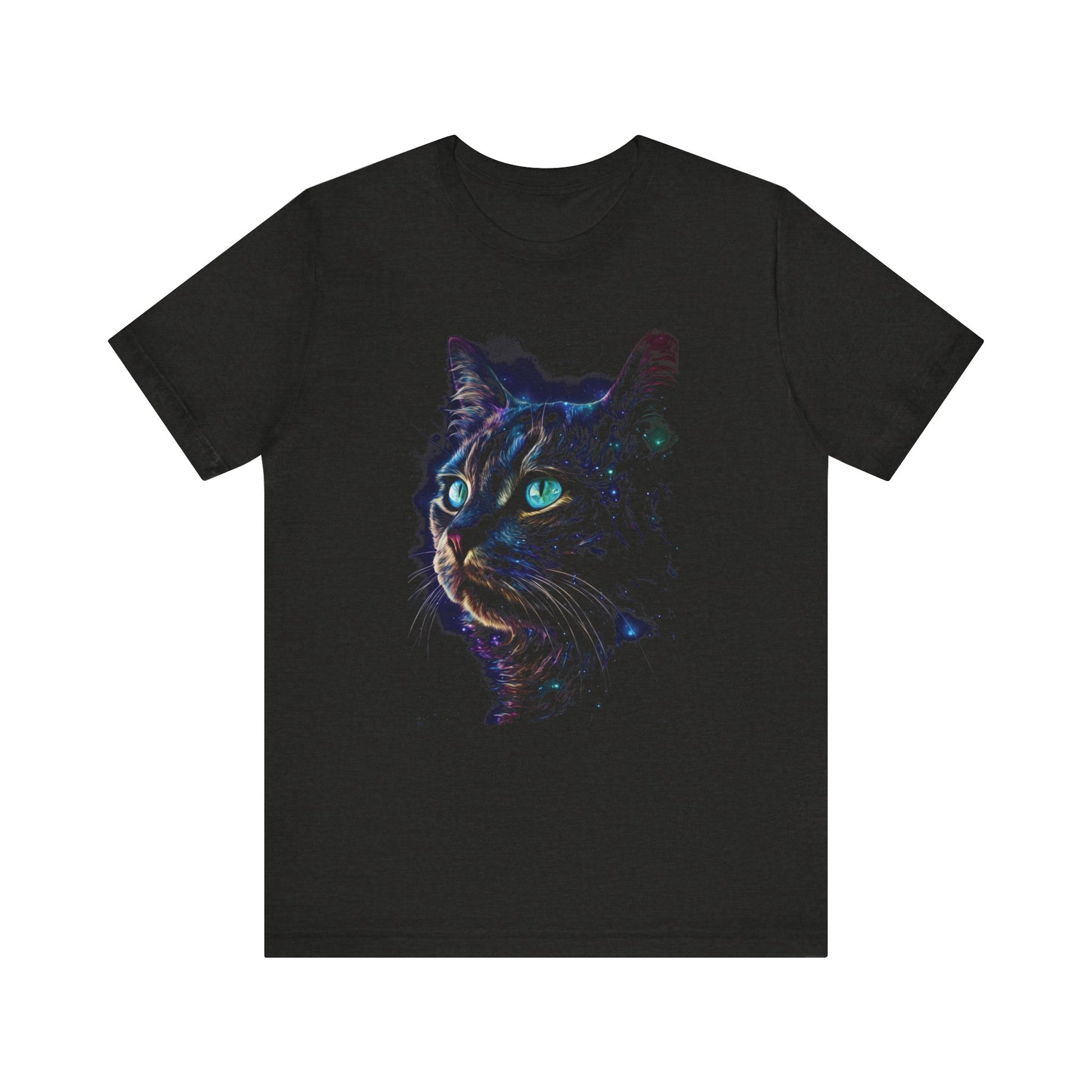Celestial Black Cat Moon Shirt, Galaxy Tee, Cat Moon, Magic T-Shirt - PopCultureByDesign36