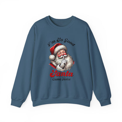 Funny Santa Sweatshirt, Women Ugly Christmas Sweatshirt, Holiday Sweatshirt - PopCultureByDesign36