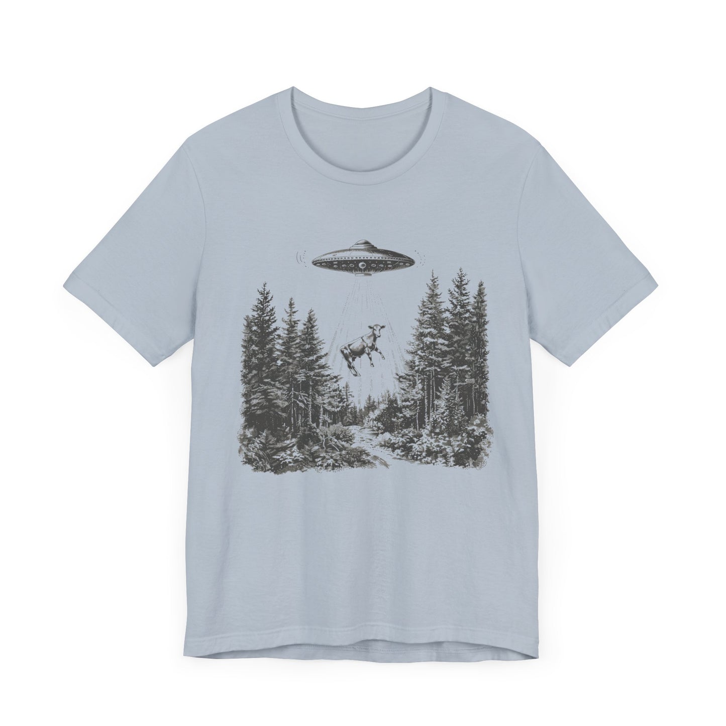 Ufo Cow Shirt, Retro T-Shirt, Vintage Cow Ufo TShirt, Ufo Graphic Tee - PopCultureByDesign36