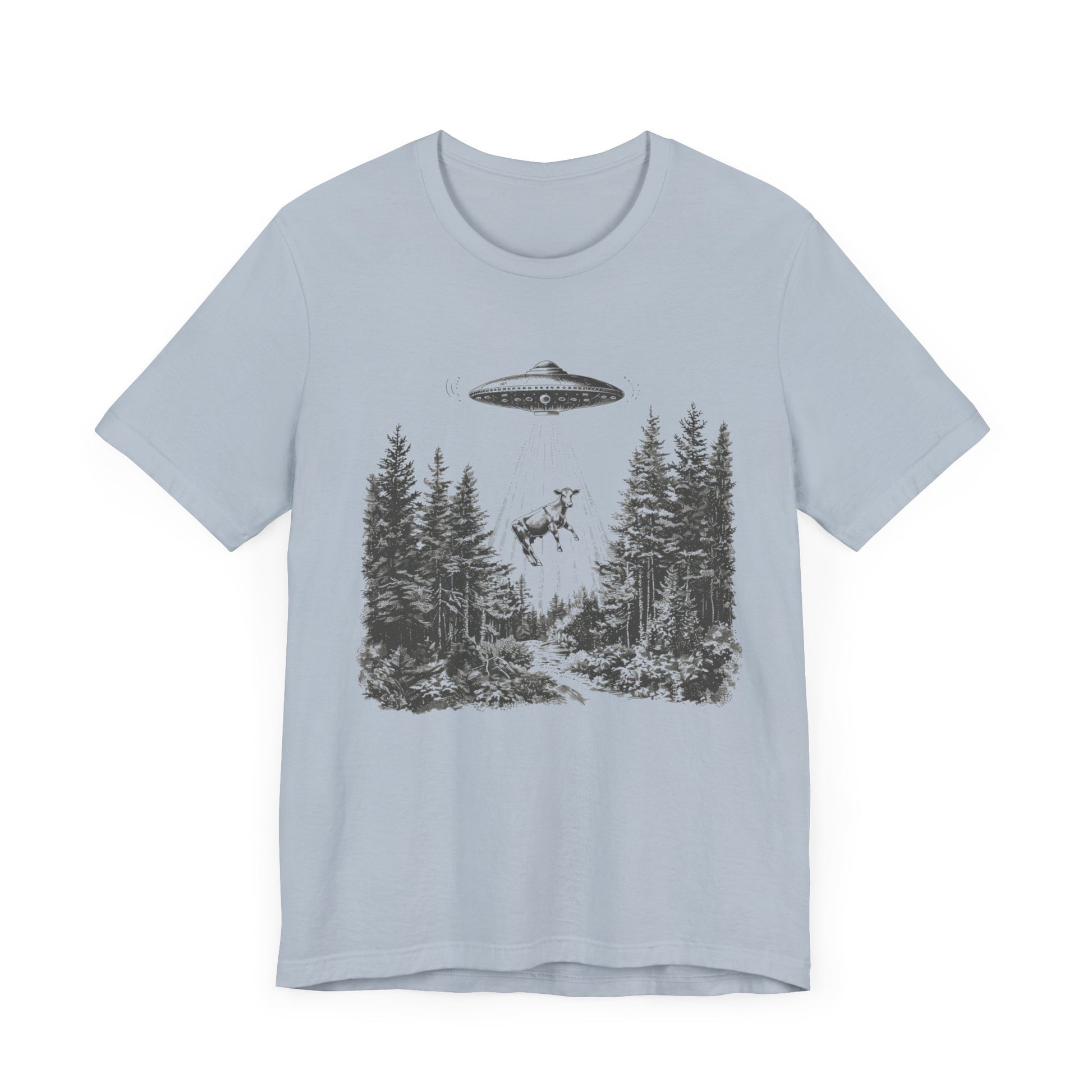 Ufo Cow Shirt, Retro T-Shirt, Vintage Cow Ufo TShirt, Ufo Graphic Tee - PopCultureByDesign36