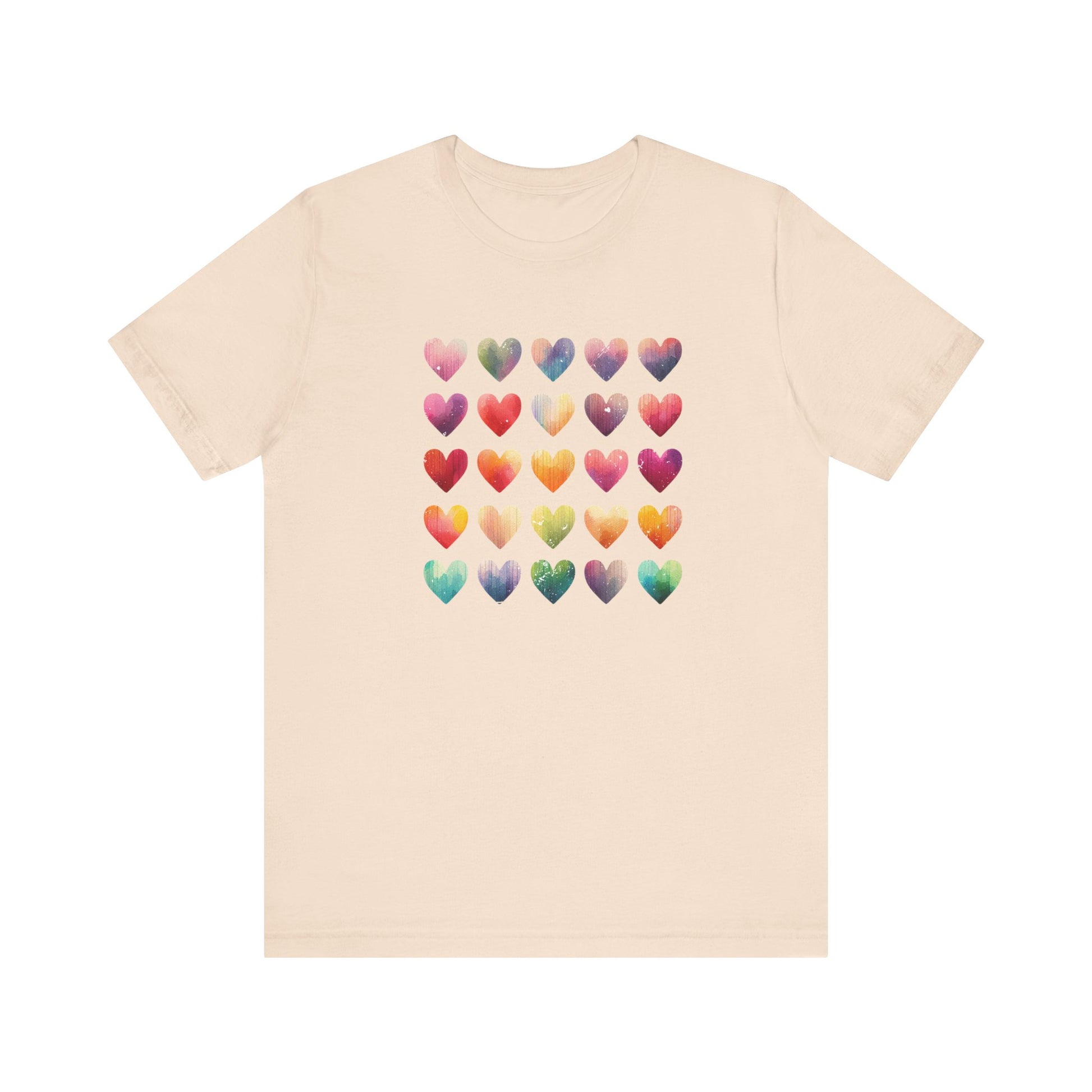 Bohemian Artsy Watercolor Shirt, Watercolor Tee, Watercolor Heart Tee - PopCultureByDesign36