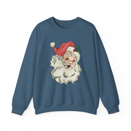Retro Santa Sweater,Vintage Santa Christmas Sweatshirt,Retro Santa Claus Shirt - PopCultureByDesign36