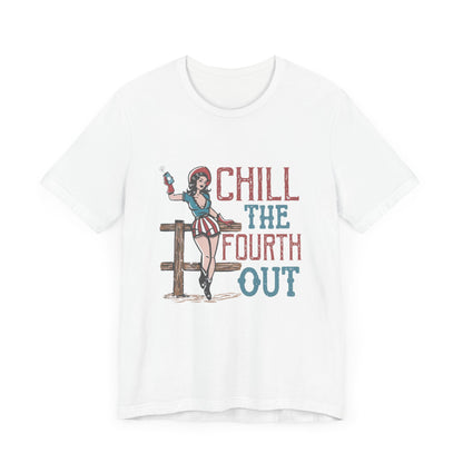 Cowgirl July 4th Retro Shirt, 4th of July Boho Independence Day Tee - PopCultureByDesign36