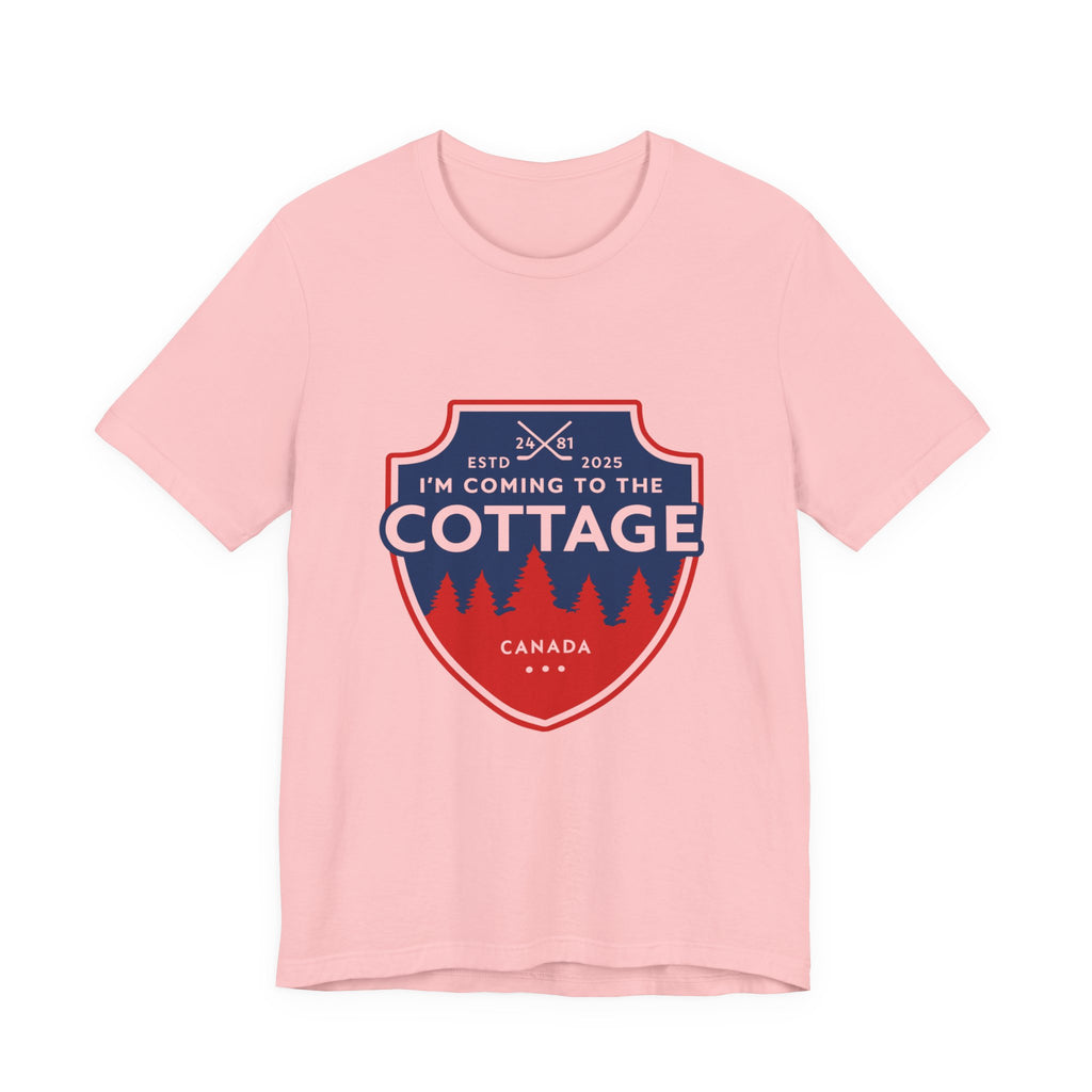 Cottage Hockey Tee — “I’m Coming to the Cottage” Canadian Hockey Lover Shirt by PopCultureByDesign36