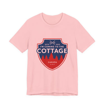 Cottage Hockey Tee — “I’m Coming to the Cottage” Canadian Hockey Lover Shirt