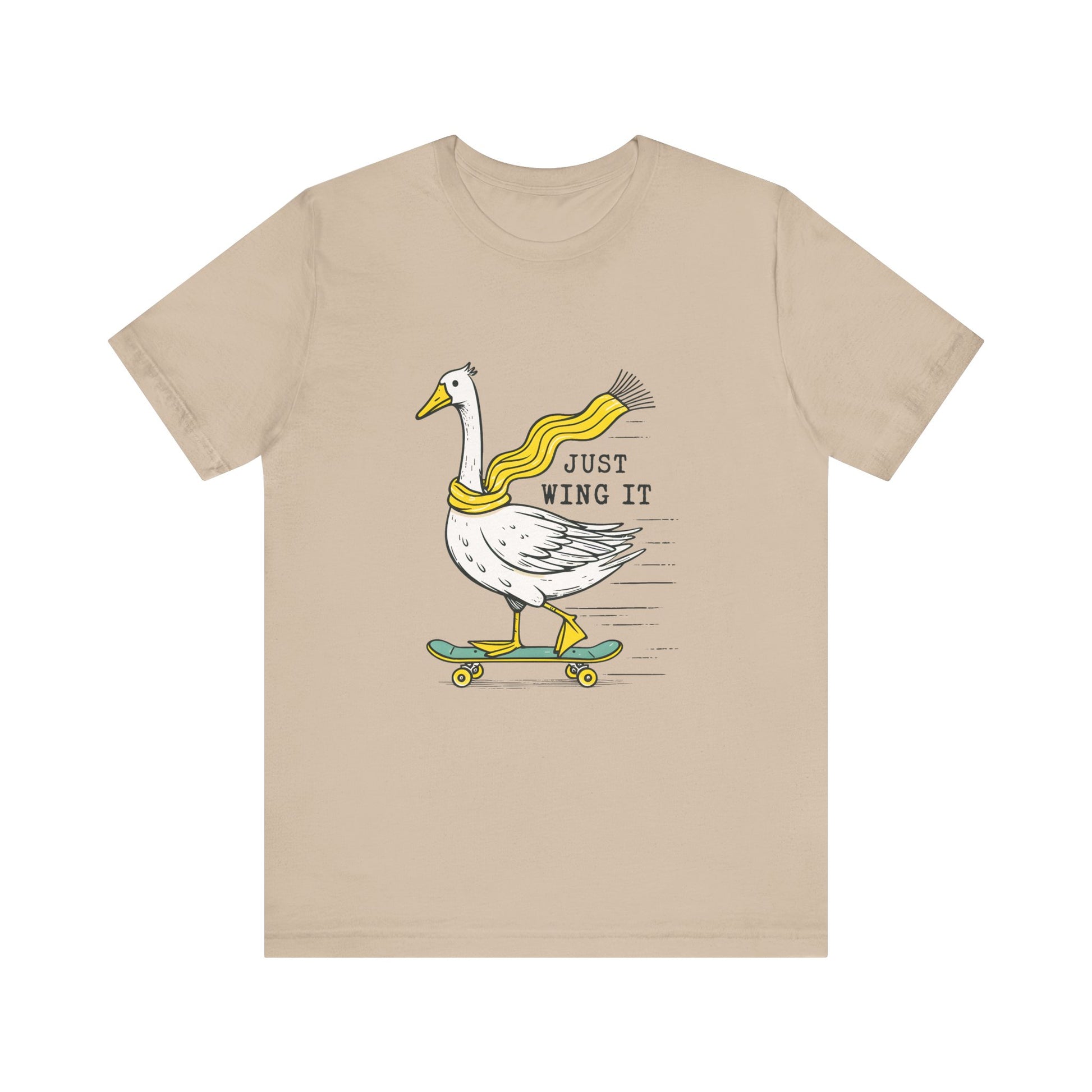 Pun Humor Bird Tee, Bird Lover Gift, Funny Bird Shirt, Skateboard Goose - PopCultureByDesign36