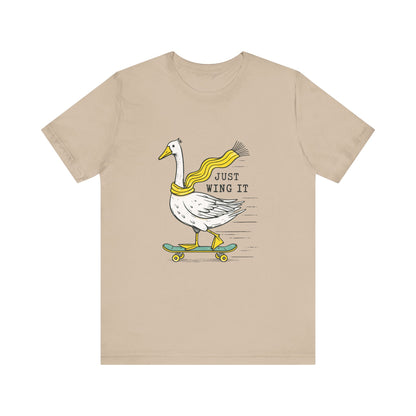 Pun Humor Bird Tee, Bird Lover Gift, Funny Bird Shirt, Skateboard Goose - PopCultureByDesign36