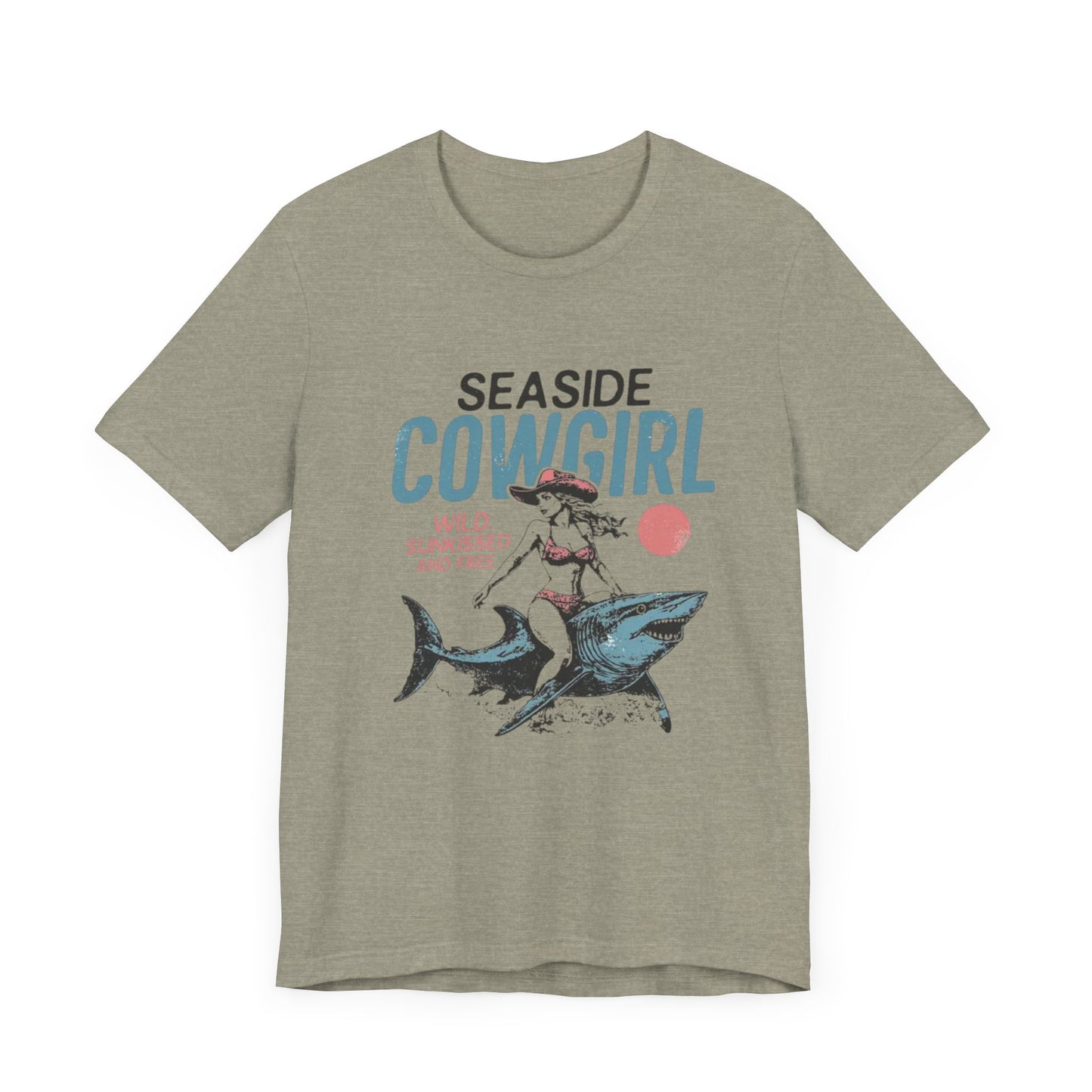 Seaside cowgirl retro summer Shirt, Western beach Shirt, Wild sunkissed Shirt - PopCultureByDesign36