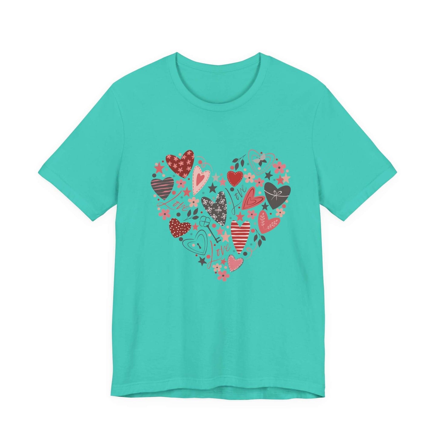 Valentine Heart Shirt, Heart Shirt, Love Shirt, Valentine Shirt, Valentines Day Shirt - PopCultureByDesign36