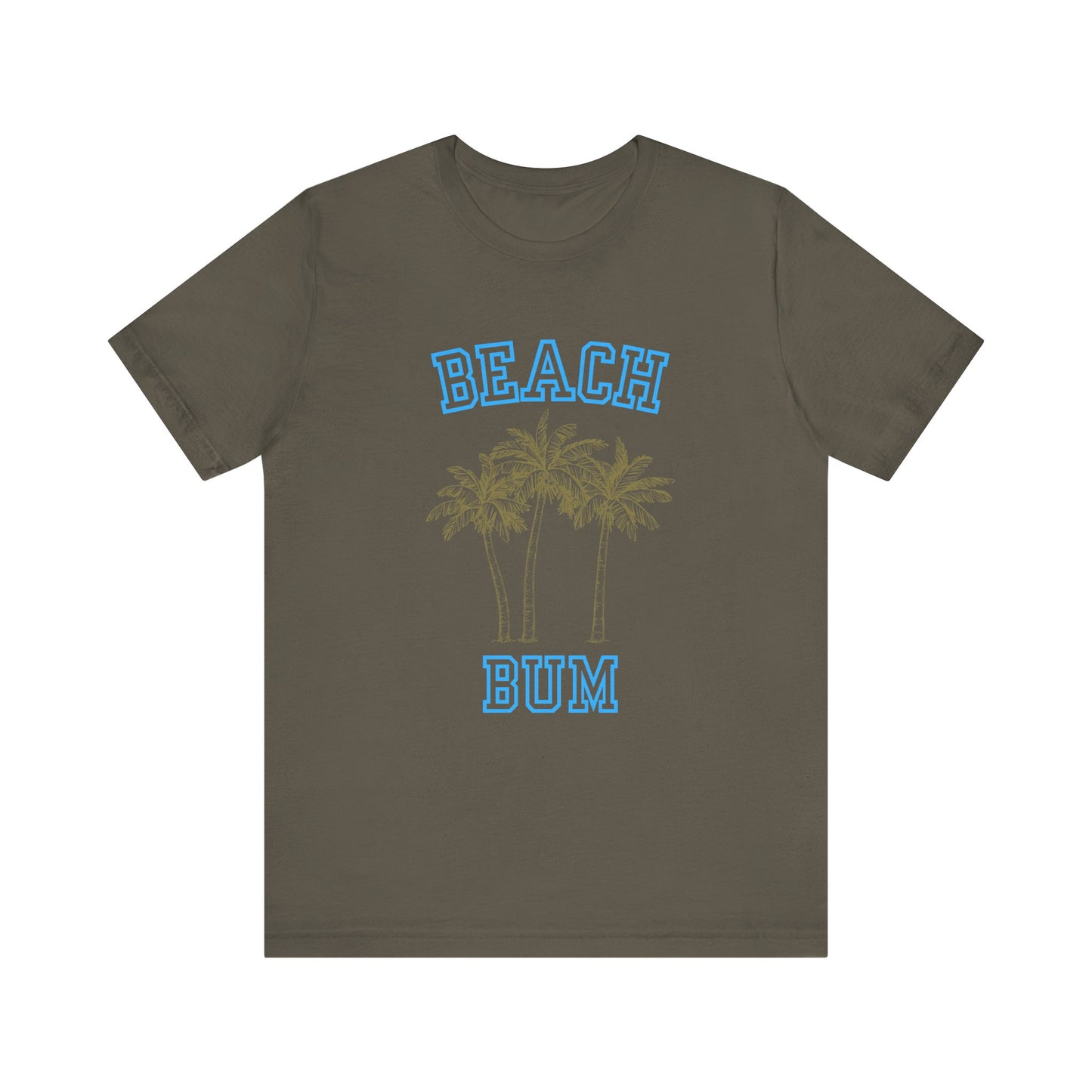 Beach Bum Palm Tree Shirt, Tropical Island Vacation Clothing, Palm Tree Lover Gift - PopCultureByDesign36