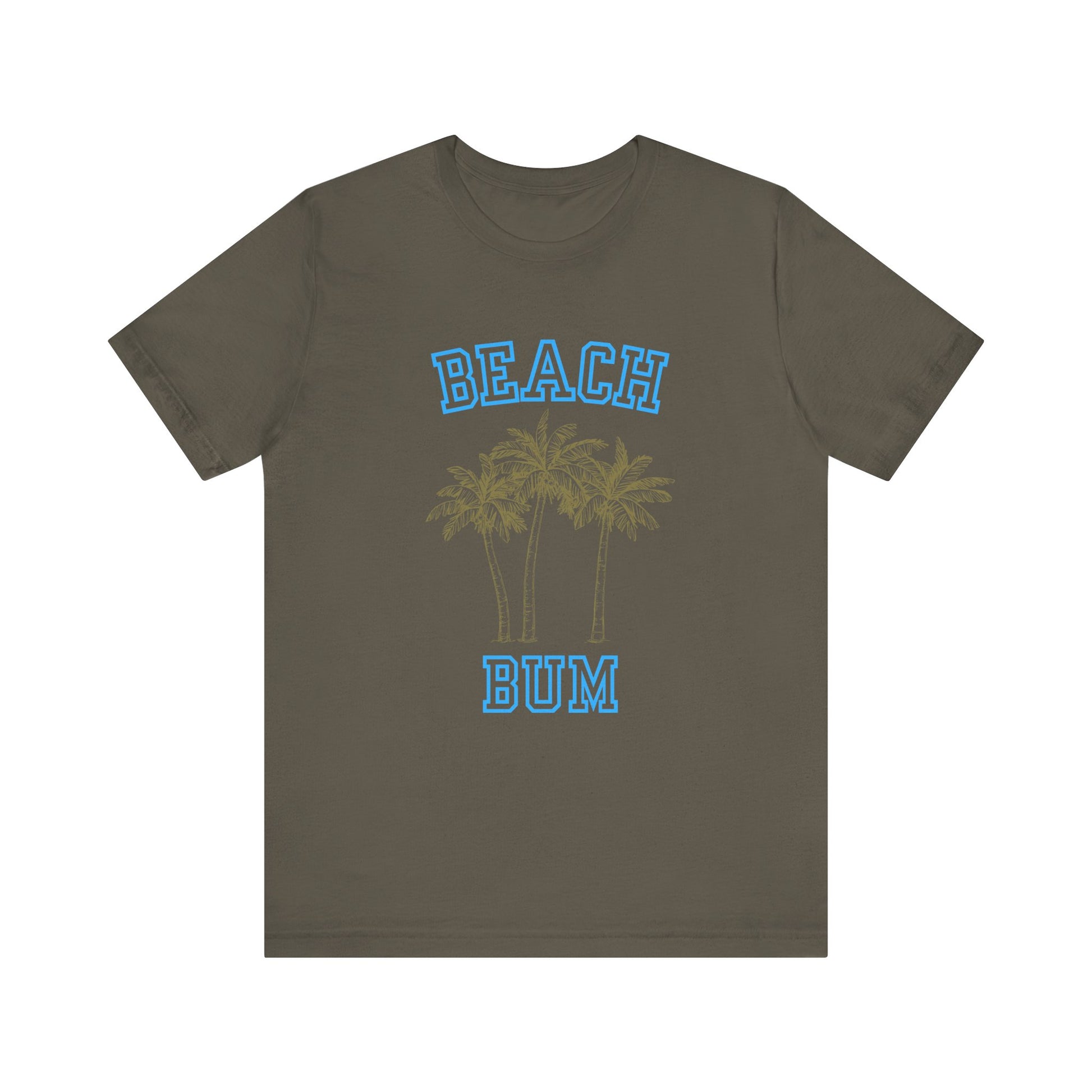 Beach Bum Palm Tree Shirt, Tropical Island Vacation Clothing, Palm Tree Lover Gift - PopCultureByDesign36