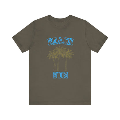 Beach Bum Palm Tree Shirt, Tropical Island Vacation Clothing, Palm Tree Lover Gift - PopCultureByDesign36