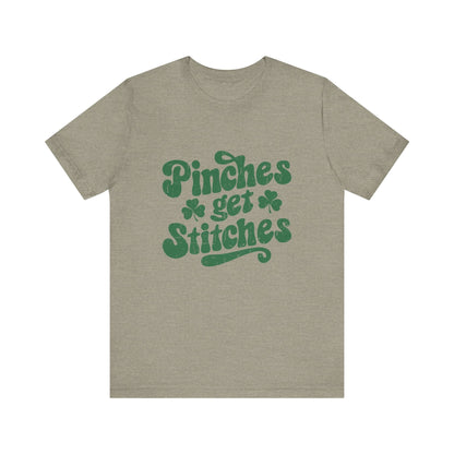 Pinches Get Stitches Shirt, Shamrock Shirt, St Patrick's Day Shirt - PopCultureByDesign36