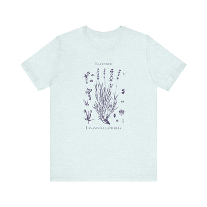 Retro Lavender Adult Shirt, Wildflowers Nature Shirt, Botanical Shirt - PopCultureByDesign36