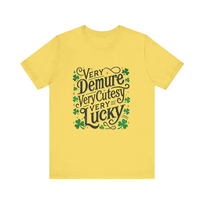 St Patrick's Day Tee, Irish Shamrock Tee, Feeling Lucky St Paddy's Shirt - PopCultureByDesign36