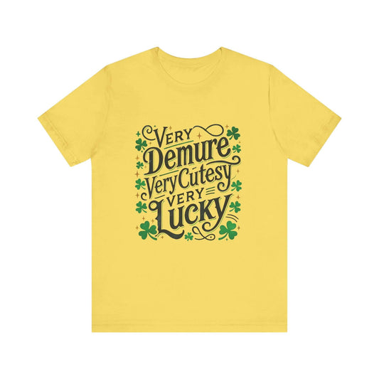 St Patrick's Day Tee, Irish Shamrock Tee, Feeling Lucky St Paddy's Shirt - PopCultureByDesign36
