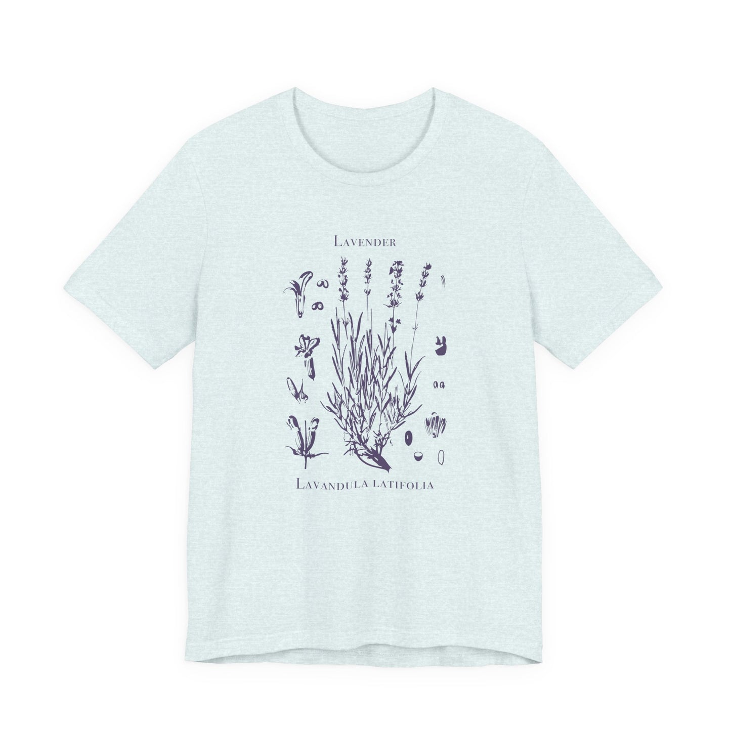 Retro Lavender Adult Shirt, Wildflowers Nature Shirt, Botanical Shirt - PopCultureByDesign36