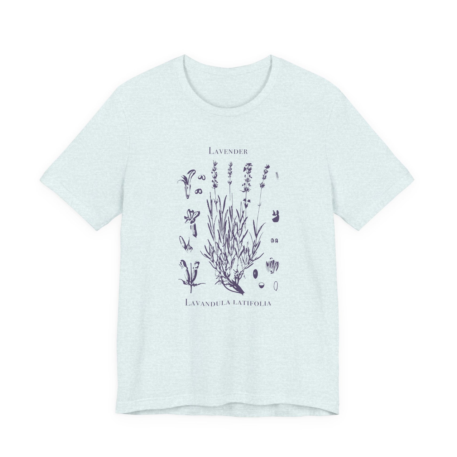 Retro Lavender Adult Shirt, Wildflowers Nature Shirt, Botanical Shirt - PopCultureByDesign36