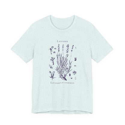 Retro Lavender Adult Shirt, Wildflowers Nature Shirt, Botanical Shirt - PopCultureByDesign36