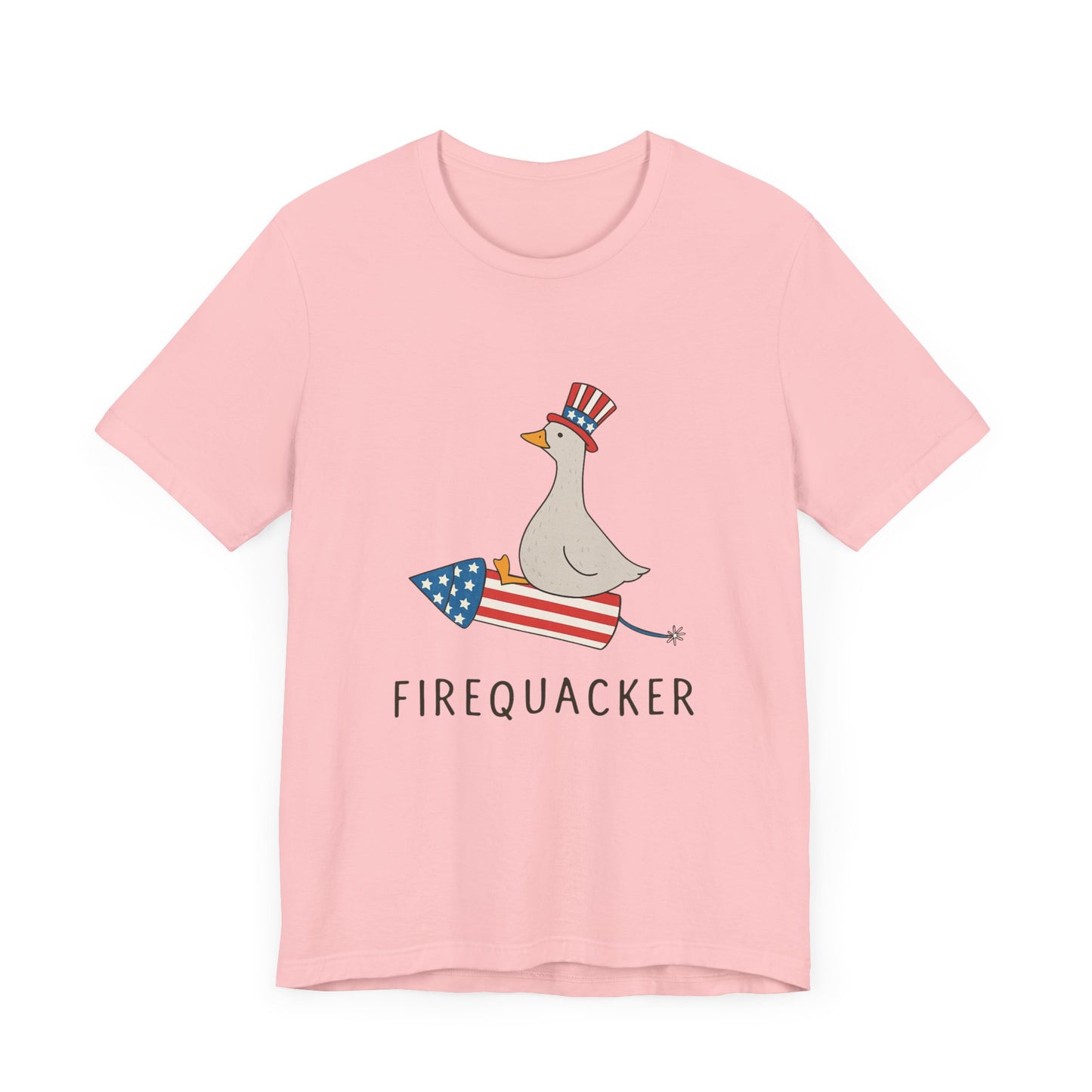Firequacker Shirt, Funny Fourth Of July Shirt, Funny Goose Shirt - PopCultureByDesign36
