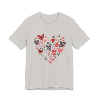 Valentine Heart Shirt, Heart Shirt, Love Shirt, Valentine Shirt, Valentines Day Shirt - PopCultureByDesign36
