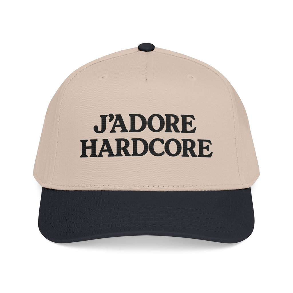 Jadore Hardcore Baseball Cap — Mid Profile by PopCultureByDesign36