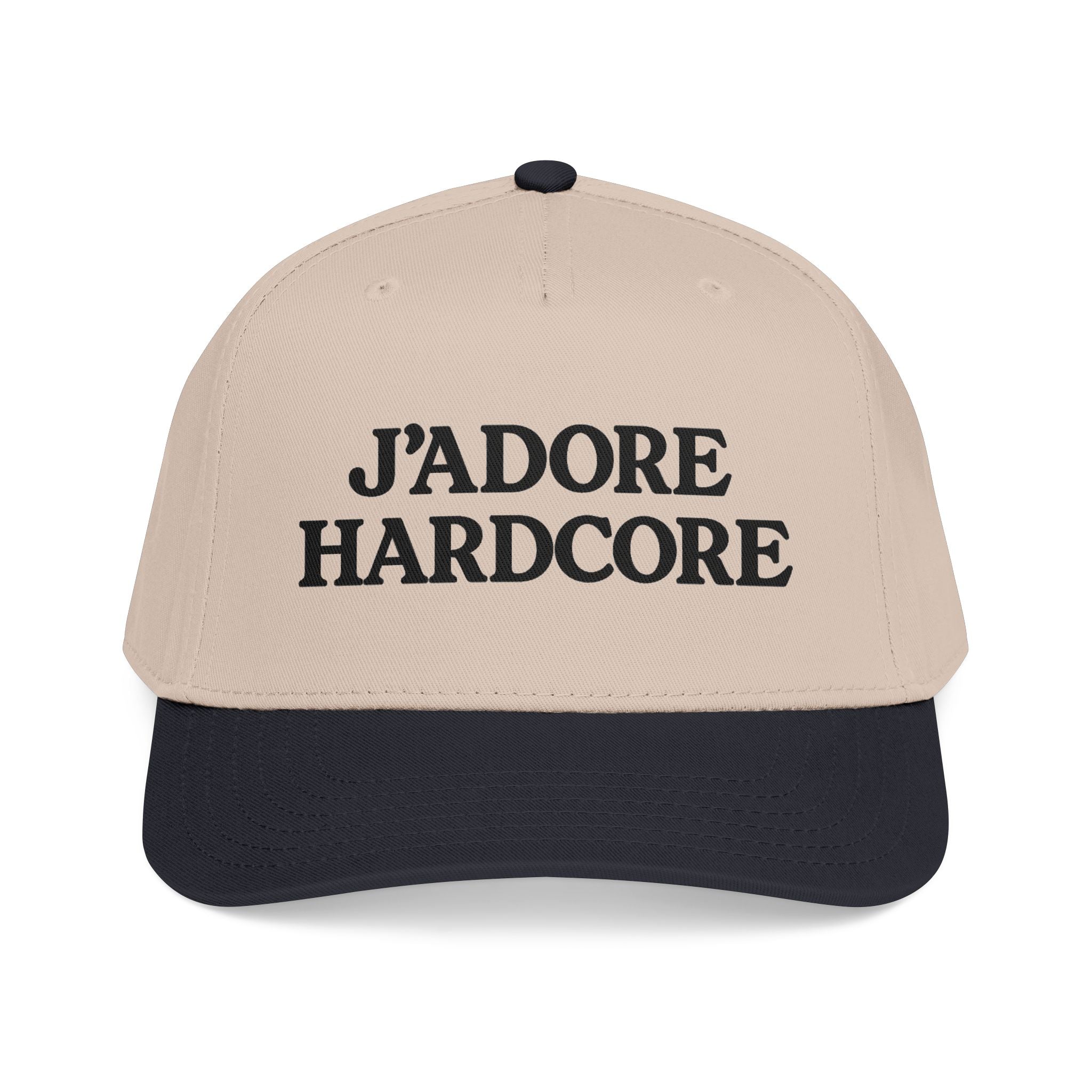 Jadore Hardcore Baseball Cap — Mid Profile by PopCultureByDesign36
