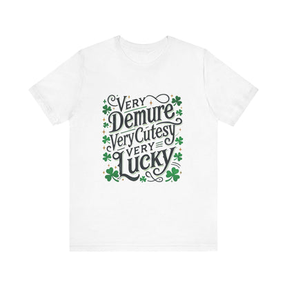 St Patrick's Day Tee, Irish Shamrock Tee, Feeling Lucky St Paddy's Shirt - PopCultureByDesign36